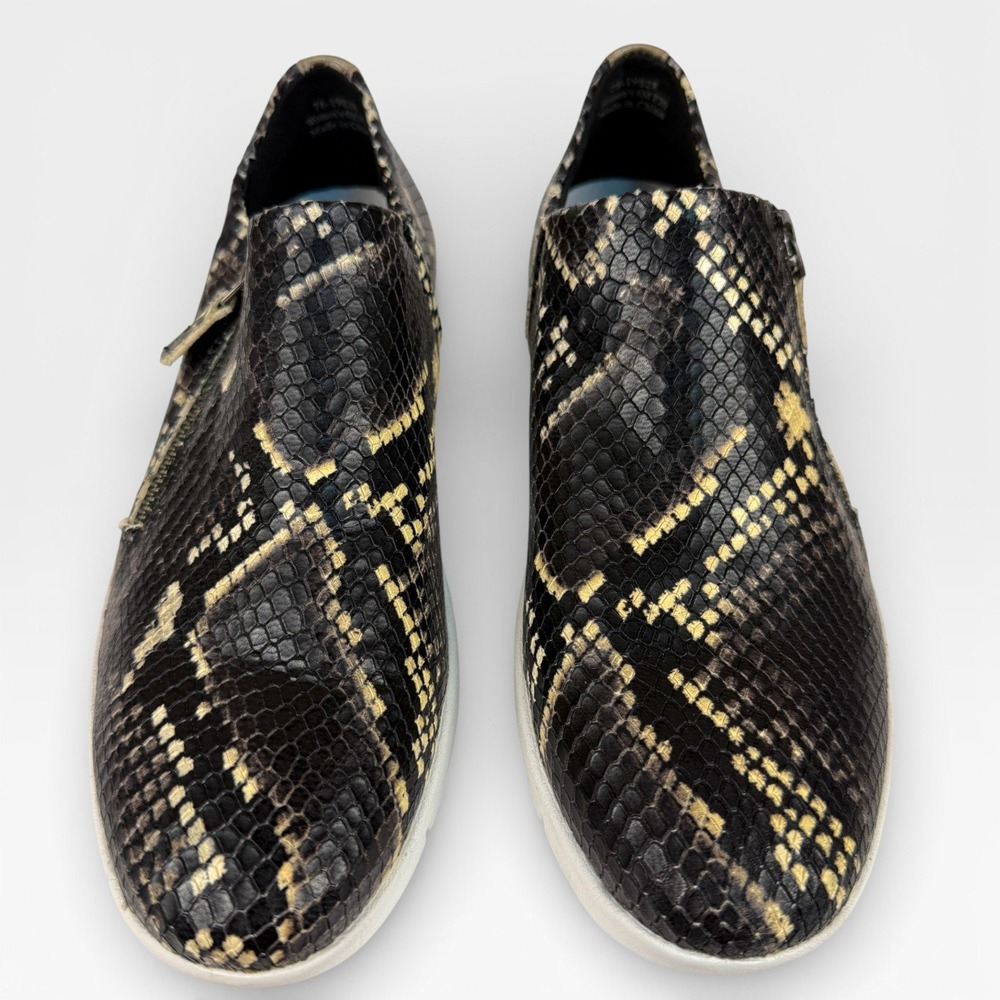 JOHNSTON & MURPHY‎ Tracy Snake Print Slip On Casual Flat Shoes Womens Size 6M - Picture 3 of 12